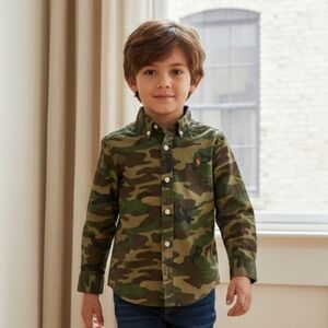 Ralph Lauren Camouflage Button Down Shirt